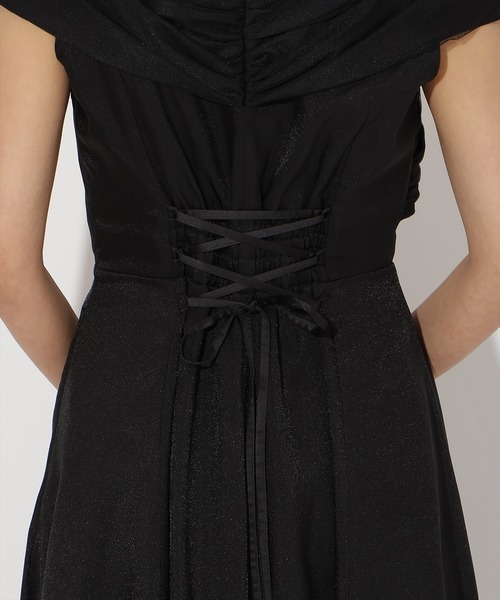 AND COUTURE（アンドクチュール）の「チュールカシュクールドレス（ドレス・レディース・ブラック/ライトグレー/ピンク・FREE）」の8枚目の写真