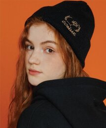 CPGN STUDIO（コンパーニョ）の「ヘリテージコメビニーブラック（ニットキャップ/ビーニー）」