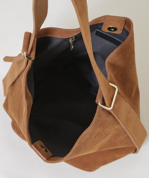 AULENTTI（オウレンティ）の「AULENTTI/スエードワンショルダーバッグ（ショルダーバッグ・レディース・ブラウン/ベージュ・FREE）」の12枚目の写真