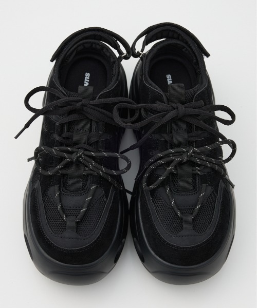 RODEO CROWNS WIDE BOWL（ロデオクラウンズワイドボウル）の「ボリュームソールベルトスニーカー（スニーカー・レディース・ブラック/アイボリー・LARGE/MEDIUM）」の10枚目の写真