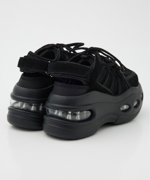 RODEO CROWNS WIDE BOWL（ロデオクラウンズワイドボウル）の「ボリュームソールベルトスニーカー（スニーカー・レディース・ブラック/アイボリー・LARGE/MEDIUM）」の11枚目の写真