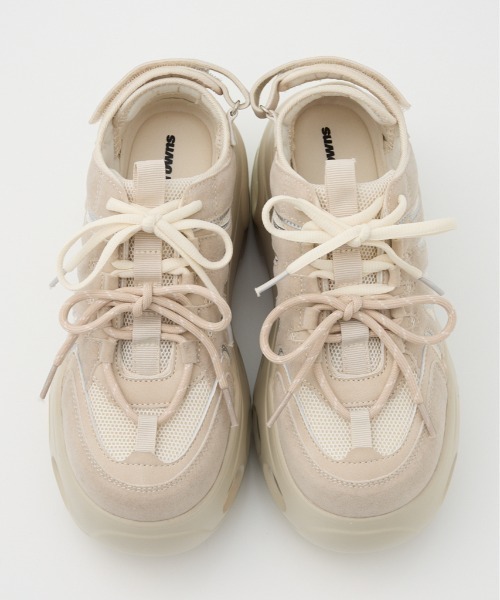 RODEO CROWNS WIDE BOWL（ロデオクラウンズワイドボウル）の「ボリュームソールベルトスニーカー（スニーカー・レディース・ブラック/アイボリー・LARGE/MEDIUM）」の14枚目の写真