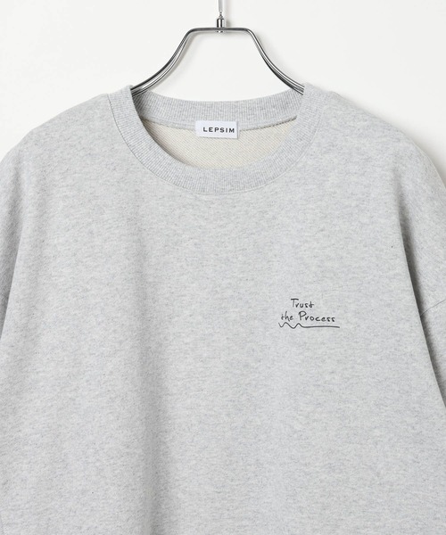 LEPSIM（レプシィム）の「アソートプリント裏毛スウェット　637684（スウェット・レディース・グレー/ネイビー/イエロー・FREE）」の19枚目の写真
