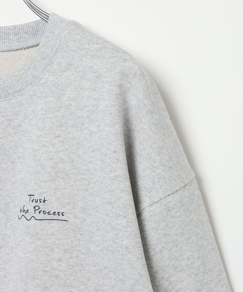 LEPSIM（レプシィム）の「アソートプリント裏毛スウェット　637684（スウェット・レディース・グレー/ネイビー/イエロー・FREE）」の13枚目の写真