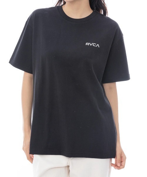 RVCA(ルーカ)の「【RVCA/ルーカ】 DAISY VA BOX LOGO LOOSE FIT SS TEE/半袖 バックプリント ロゴTシャツ(Tシャツ/カットソー・レディース・ブラック/ホワイト・MEDIUM/SMALL)」の6枚目の写真