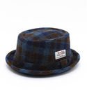 CABALLERO | CABALLERO×HARRIS TWEED PORK PIE HAT GRANADA BLUE(寬邊帽)