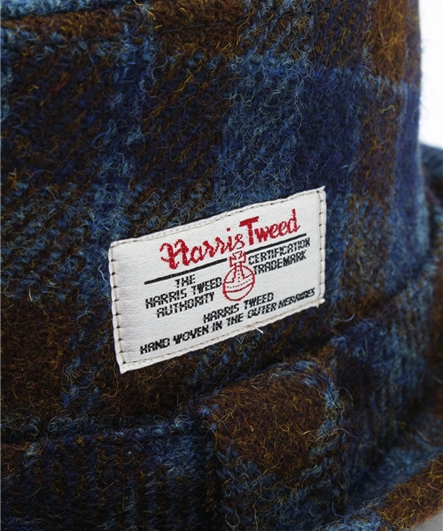 CABALLERO（キャバレロ）の「CABALLERO×HARRIS TWEED PORK PIE HAT GRANADA BLUE（ハット・メンズ・ブルー・M/L）」の6枚目の写真