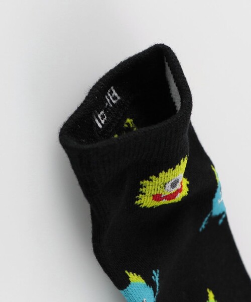 BRANSHES（ブランシェス）の「モンスターソックス（ソックス/靴下・キッズ・パープル/ブラック・13-15㎝/19-21㎝/16-18㎝）」の5枚目の写真