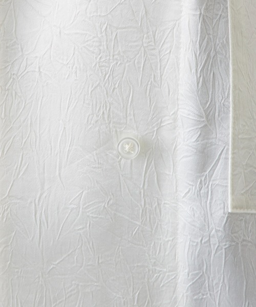 Lui's（ルイス）の「サテンジャケットライクシャツ（テーラードジャケット・レディース・ブラック/アイボリー/ネイビー・FREE）」の16枚目の写真