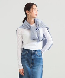 【7/31値下げ】コットン ハイツイストシアー Tシャツ 26SS［接触冷感］