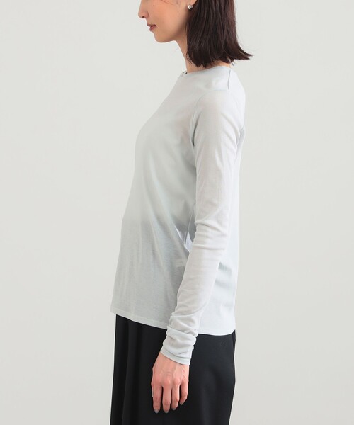 Demi-Luxe BEAMS（デミルクス ビームス）の「コットン ハイツイストシアー Tシャツ（Tシャツ/カットソー・レディース・ホワイト/ミント/ピンク・ONE SIZE）」の20枚目の写真