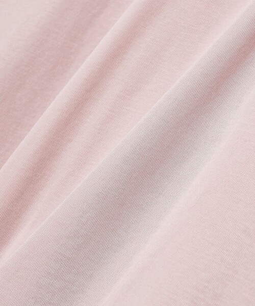 Demi-Luxe BEAMS（デミルクス ビームス）の「コットン ハイツイストシアー Tシャツ 26SS［接触冷感］（Tシャツ/カットソー・レディース・ホワイト/ミント/ピンク・ONE SIZE）」の17枚目の写真