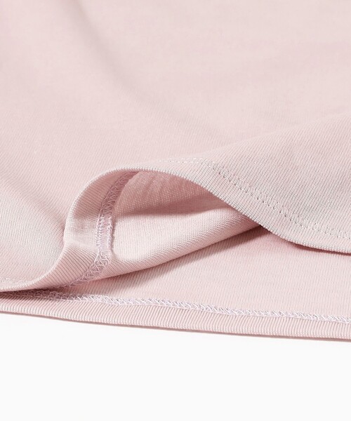 Demi-Luxe BEAMS（デミルクス ビームス）の「コットン ハイツイストシアー Tシャツ 26SS［接触冷感］（Tシャツ/カットソー・レディース・ホワイト/ミント/ピンク・ONE SIZE）」の12枚目の写真