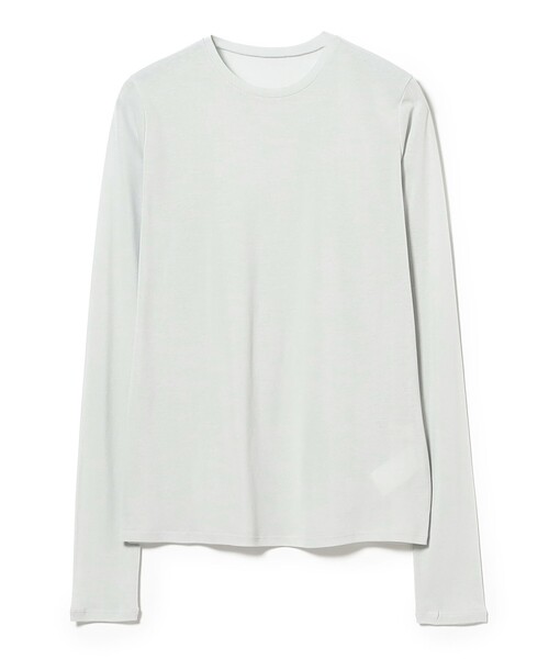 Demi-Luxe BEAMS（デミルクス ビームス）の「コットン ハイツイストシアー Tシャツ 26SS［接触冷感］（Tシャツ/カットソー・レディース・ホワイト/ミント/ピンク・ONE SIZE）」の13枚目の写真
