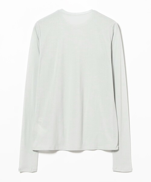 Demi-Luxe BEAMS（デミルクス ビームス）の「コットン ハイツイストシアー Tシャツ 26SS［接触冷感］（Tシャツ/カットソー・レディース・ホワイト/ミント/ピンク・ONE SIZE）」の14枚目の写真