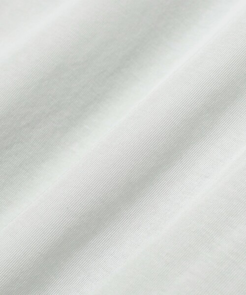 Demi-Luxe BEAMS（デミルクス ビームス）の「コットン ハイツイストシアー Tシャツ 26SS［接触冷感］（Tシャツ/カットソー・レディース・ホワイト/ミント/ピンク・ONE SIZE）」の15枚目の写真