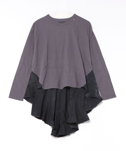 GO TO HOLLYWOOD(ゴートゥーハリウッド)の「Oriental Long Sleeve Tee(Tシャツ/カットソー・レディース・パープル・L/M)」の1枚目の写真