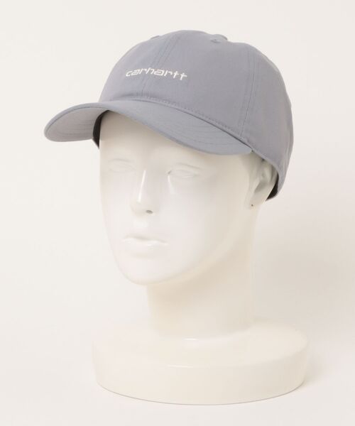 Carhartt WIP(カーハートダブリューアイピー)の「【Carhartt WIP】CANVAS SCRIPT CAP I028876 / キャンバススクリプトキャップ(キャップ・メンズ・グリーン/グレー/ブラック/ネイビー・FREE)」の2枚目の写真