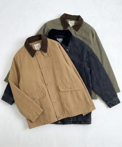 SILVER BULLET(シルバーバレット)の「『NATURAL STORY/ナチュラルストーリー』衿コールカバオール【Z】(その他アウター・メンズ・カーキ/ベージュ/ブラック系・LL/M/L)」の10枚目の写真