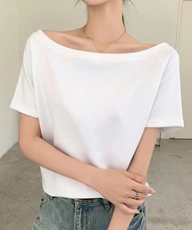 yuue' ( wear ) | オフショルポンチ半袖トップス(Tシャツ/カットソー)