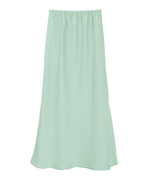 YECCA VECCA（イェッカヴェッカ）の「サテンフレアスカート（スカート・レディース・ベージュ/ミント/アイボリー・FREE）」の16枚目の写真