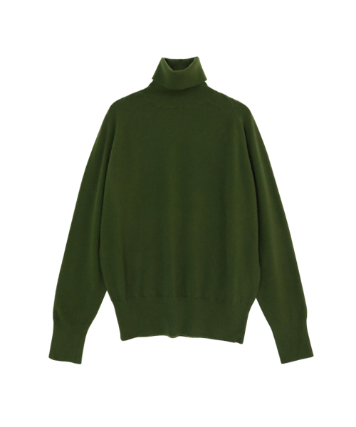VASCARA(バスカラ)の「Pine Turtleneck Knitwear (7colors)(ニット/セーター・レディース・カーキ/アイボリー/ブラック/ブルー/ライトブラウン/レンガ/パープル・FREE)」の13枚目の写真