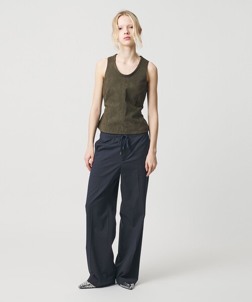 ATTISESSION（アティセッション）の「＜ATTISESSION＞ストレート トラウザー ストライプ（その他パンツ・レディース・ネイビー・36/38）」の14枚目の写真