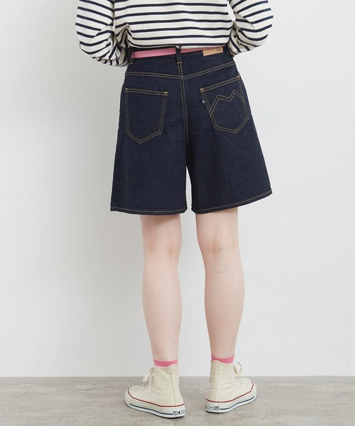 My Fav. CHILD WOMAN(マイファブチャイルドウーマン)の「11.36OZムラ糸デニム ショートパンツ(デニムパンツ・レディース・ネイビー・36/38)」の22枚目の写真