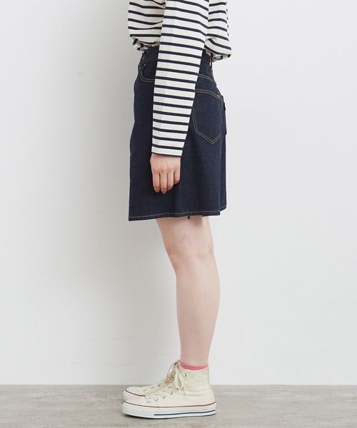 My Fav. CHILD WOMAN(マイファブチャイルドウーマン)の「11.36OZムラ糸デニム ショートパンツ(デニムパンツ・レディース・ネイビー・36/38)」の17枚目の写真