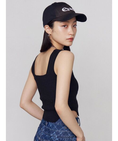 EMODA（エモダ）の「ミニマルフィットニット（ニット/セーター・レディース・ホワイト/グレー/イエロー/ブルー/ブラック・FREE）」の18枚目の写真