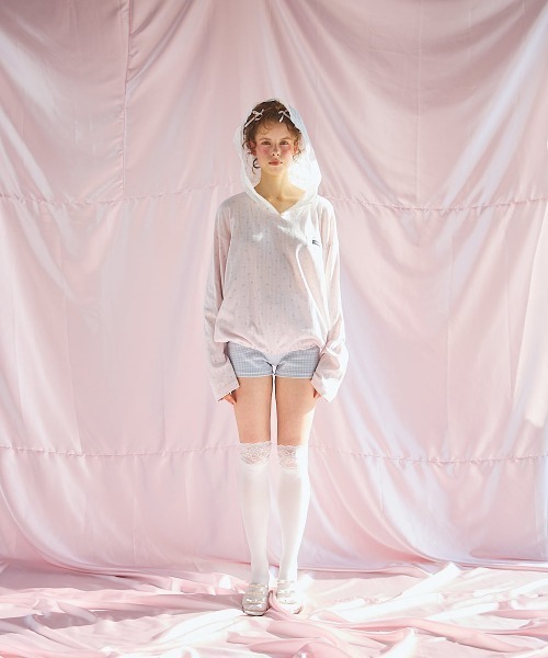 lilLilly（リルリリー）の「ギンガムショートパンツ（その他パンツ・レディース・ピンク/ブラック/ブルー・FREE）」の7枚目の写真