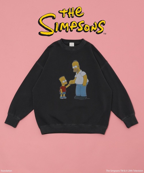 The Simpsons（ザ・シンプソンズ）の「(THE SIMPSONS)BIG SWEAT（スウェット・レディース・グレー/ブラック・ONE SIZE）」の4枚目の写真