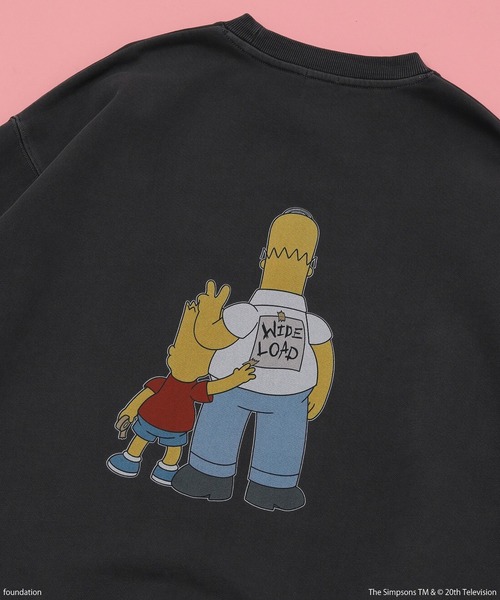 The Simpsons（ザ・シンプソンズ）の「(THE SIMPSONS)BIG SWEAT（スウェット・レディース・グレー/ブラック・ONE SIZE）」の15枚目の写真