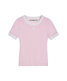 RIBBED COLORATION KNIT - PINK