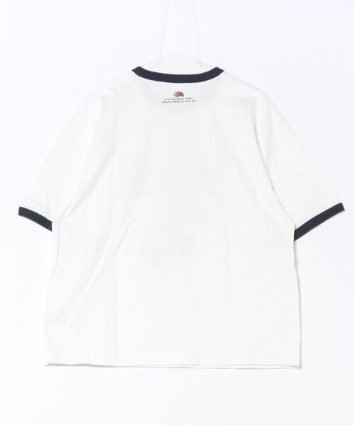 FRUIT OF THE LOOM（フルーツオブザルーム）の「FTL x KELLOGGS RINGER T-SHIRT1 / ケロッグ コラボ 半袖リンガーTシャツ トニーザタイガーデザイン（Tシャツ/カットソー・メンズ・ホワイト・S/L/M）」の5枚目の写真