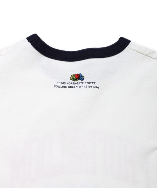 FRUIT OF THE LOOM（フルーツオブザルーム）の「FTL x KELLOGGS RINGER T-SHIRT1 / ケロッグ コラボ 半袖リンガーTシャツ トニーザタイガーデザイン（Tシャツ/カットソー・メンズ・ホワイト・S/L/M）」の8枚目の写真