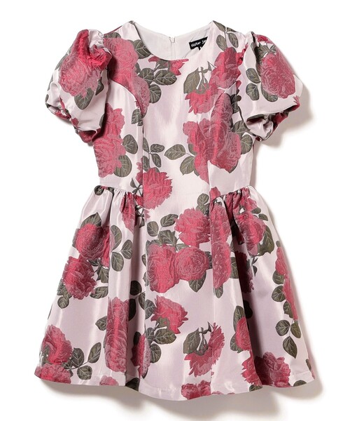 Ray BEAMS（レイビームス）の「sister jane / Good Days Jacquard ミニワンピース（ワンピース・レディース・ピンク・SMALL）」の2枚目の写真