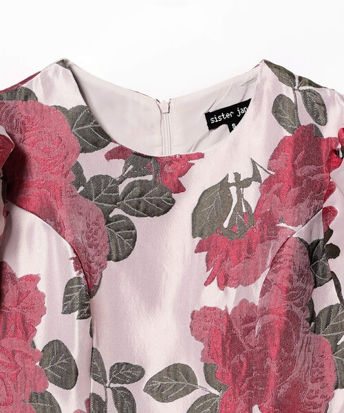 Ray BEAMS（レイビームス）の「sister jane / Good Days Jacquard ミニワンピース（ワンピース・レディース・ピンク・SMALL）」の3枚目の写真