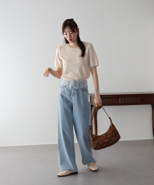 BLUEEAST(ブルーイースト)の「スタッズラウンドショルダーバッグ(ショルダーバッグ・レディース・ホワイト/ブラック/キャメル・FREE)」の10枚目の写真