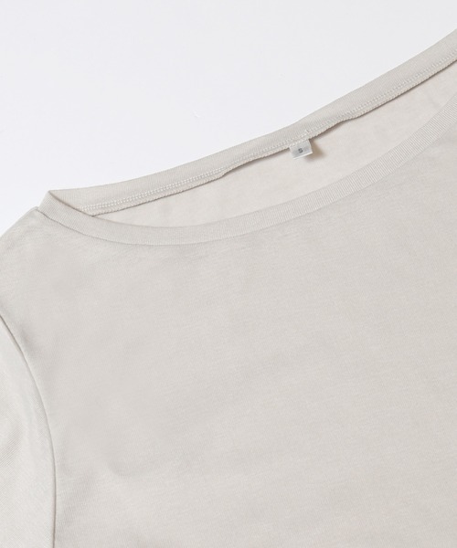 coca(coca)(コカ)の「ワンショルダーシアー長袖Tシャツ(Tシャツ/カットソー・レディース・ライトグレー/ライトベージュ・S/M/L)」の16枚目の写真