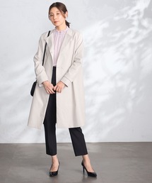 GALLORIA（ギャローリア）の「【はっ水・防花粉】ノーカラーコート（ノーカラーコート）」