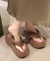 厚底サンダル ビーチサンダル レディース