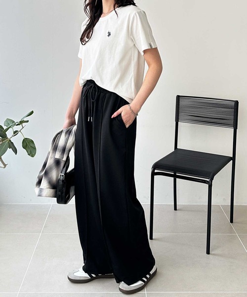 GeeRA(ジーラ)の「とろみイージーフロントラインスウェットパンツ(スウェットパンツ・レディース・ブラック/グレー・SMALL/MEDIUM/LARGE/X-LARGE)」の17枚目の写真