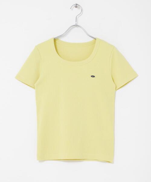 SENSE OF PLACE by URBAN RESEARCH(センスオブプレイスバイアーバンリサーチ)の「『一部WEB限定カラー』ラウンドネックリブTシャツ(半袖)(Tシャツ/カットソー・レディース・ホワイト系その他/オフホワイト/チャコールグレー/ブラック/イエロー/ピンク/その他1/その他2・ONE)」の11枚目の写真