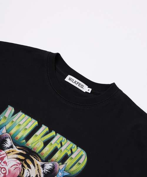MILKFED.(ミルクフェド)の「【3サイズ展開/低身長サイズ】TIGER WIDE S/S TEE(Tシャツ/カットソー・レディース・ブラック/オフホワイト/イエロー/ホワイト・S/M/L)」の20枚目の写真