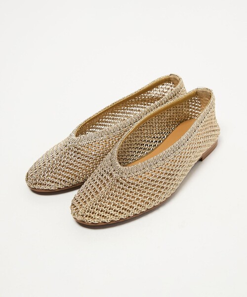 ODETTE E ODILE（オデットエオディール）の「【WEB限定】メタリックニット フラット10■（パンプス・レディース・シルバー/ブラック/ゴールド・22cm/22.5cm/23cm/23.5cm/24cm/24.5cm）」の14枚目の写真