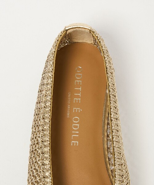 ODETTE E ODILE（オデットエオディール）の「【WEB限定】メタリックニット フラット10■（パンプス・レディース・シルバー/ブラック/ゴールド・22cm/22.5cm/23cm/23.5cm/24cm/24.5cm）」の18枚目の写真