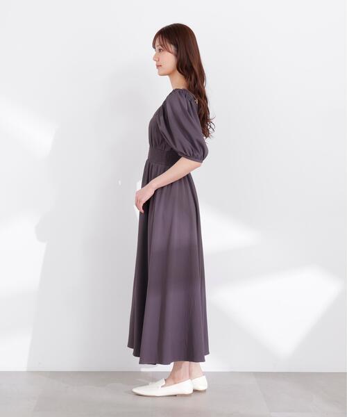PROPORTION BODY DRESSING（プロポーションボディドレッシング）の「【加藤栞さん着用】２ｗａｙパフスリーブワンピース / 1216140405（ワンピース・レディース・ピンク/ダークグレー/イエロー・SMALL/P/S/MEDIUM）」の11枚目の写真