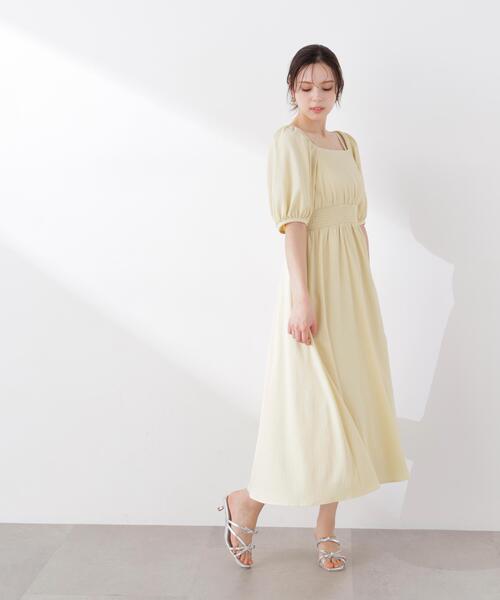 PROPORTION BODY DRESSING（プロポーションボディドレッシング）の「【加藤栞さん着用】２ｗａｙパフスリーブワンピース / 1216140405（ワンピース・レディース・ピンク/ダークグレー/イエロー・SMALL/P/S/MEDIUM）」の15枚目の写真