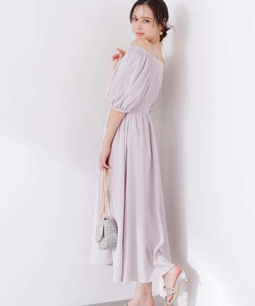 PROPORTION BODY DRESSING（プロポーションボディドレッシング）の「【加藤栞さん着用】２ｗａｙパフスリーブワンピース / 1216140405（ワンピース・レディース・ピンク/ダークグレー/イエロー・SMALL/P/S/MEDIUM）」の19枚目の写真